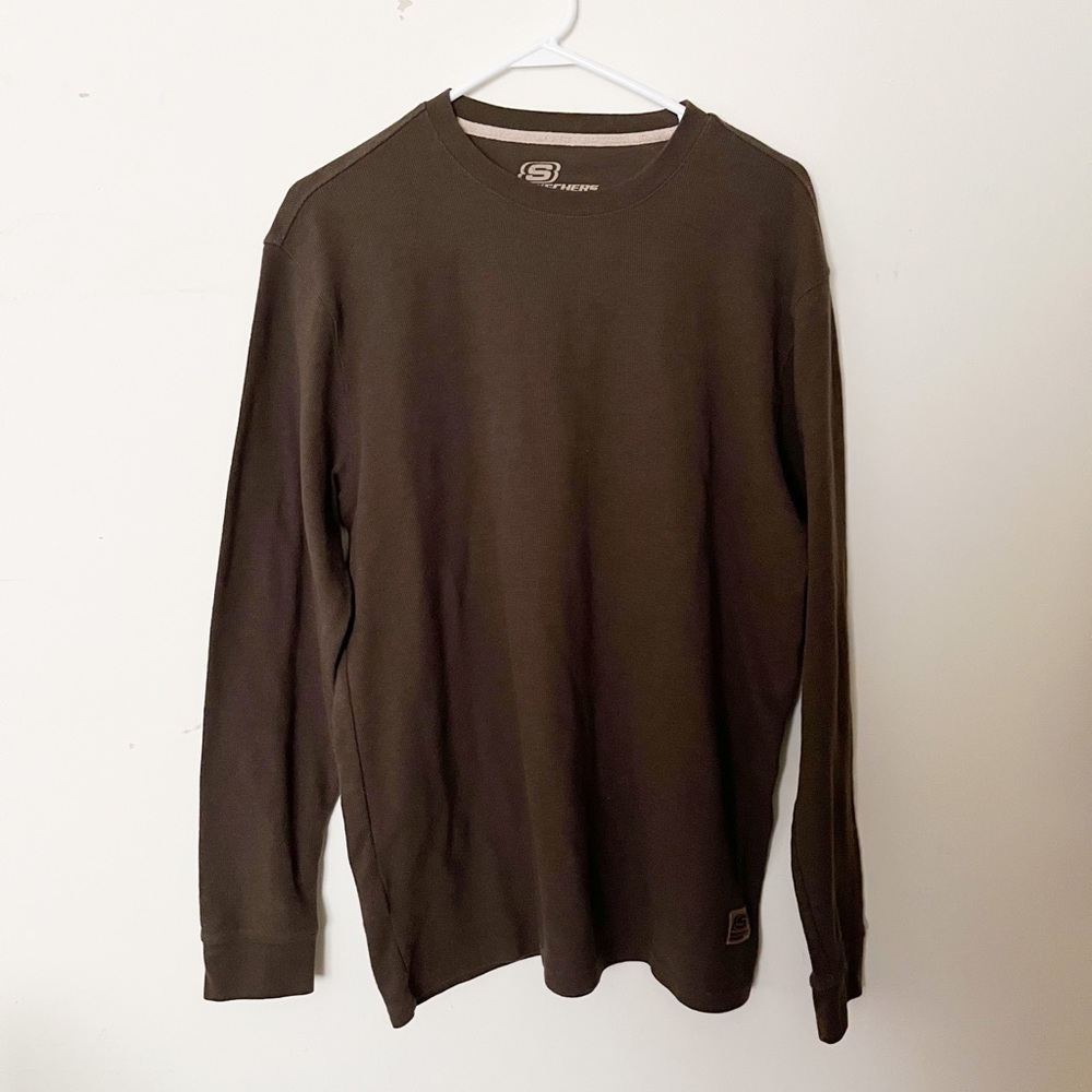 Brown Skechers sweater (size large)